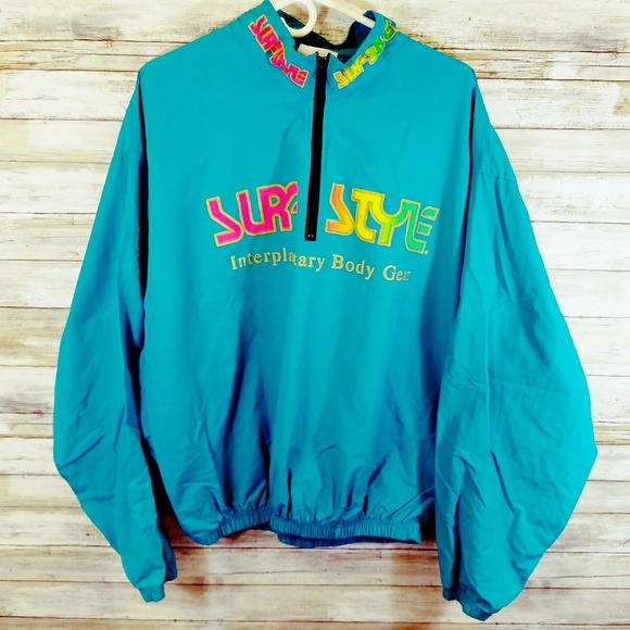 Vintage Other - Vintage Surf Style color shift nylon pullover